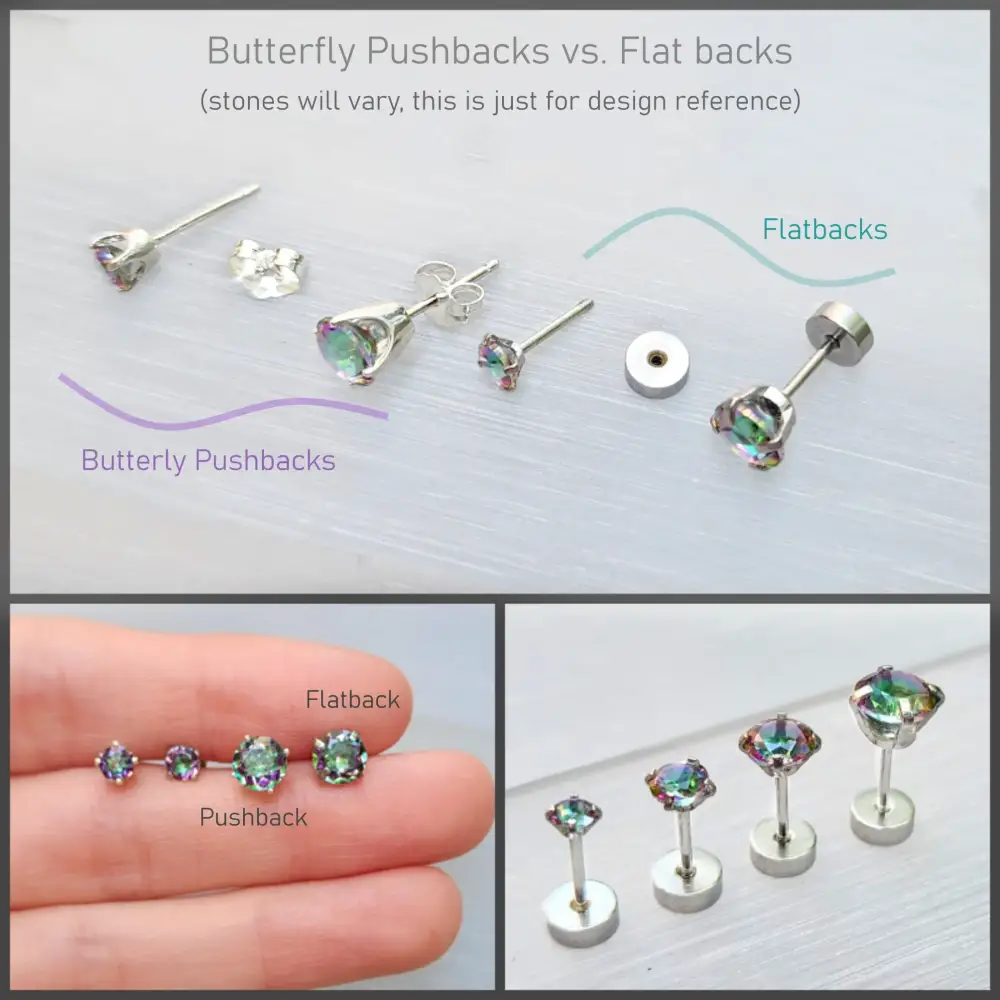 Alexandrite Stud Earrings - Image 10