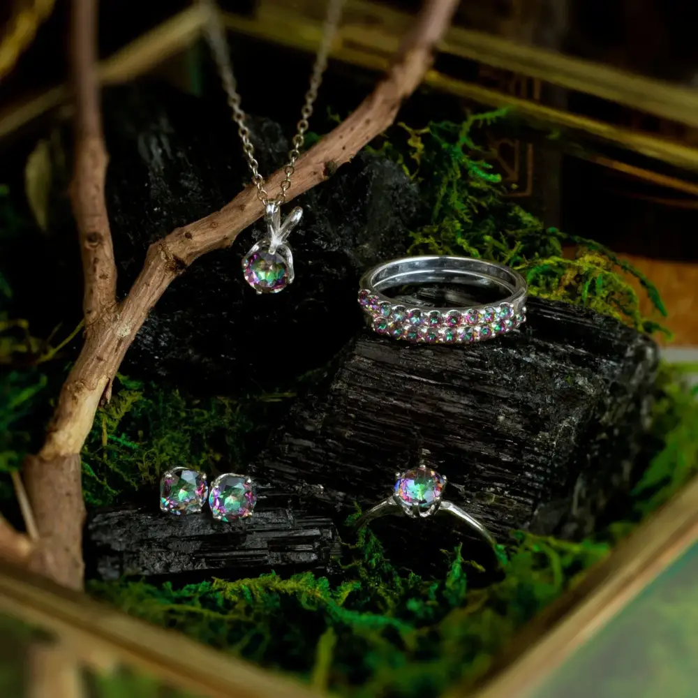 Alexandrite Stud Earrings - Image 6