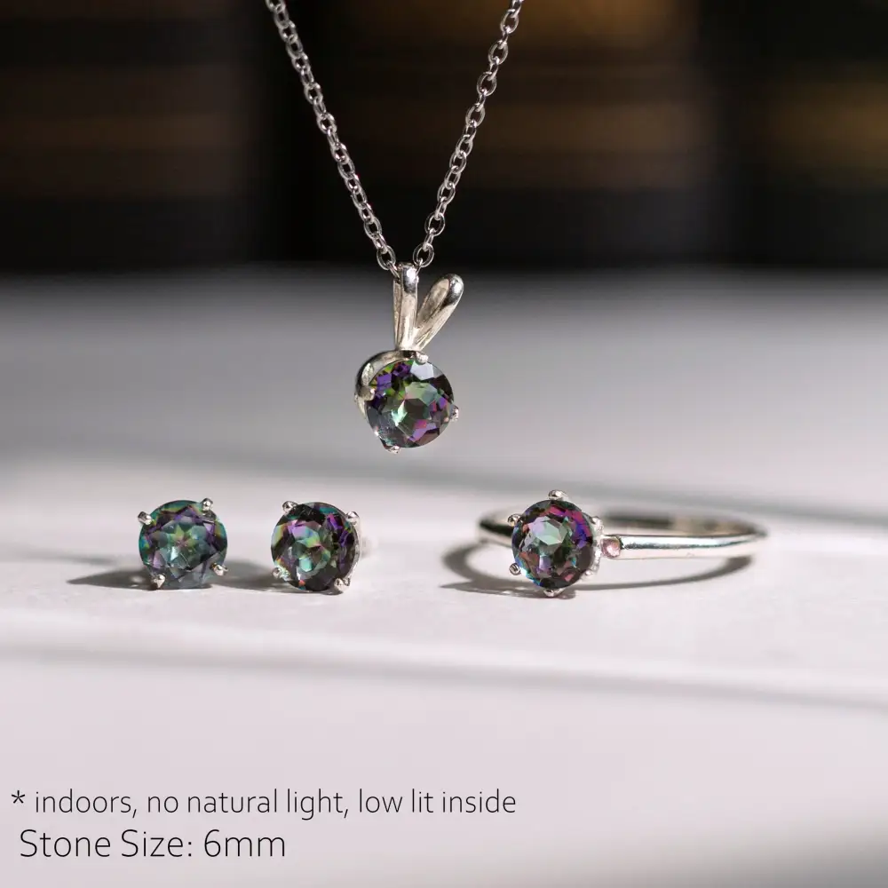 Alexandrite Stud Earrings - Image 8