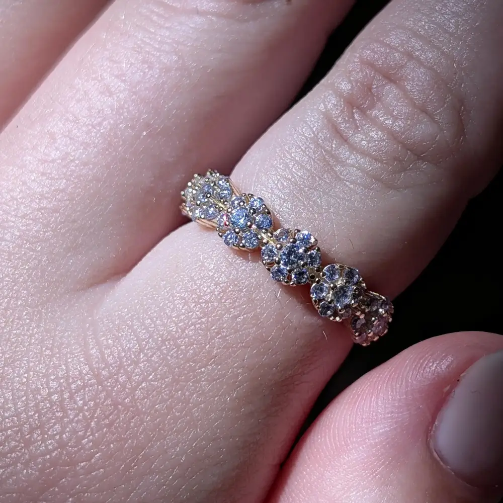 Amethyst Round Half Eternity Band - Image 4