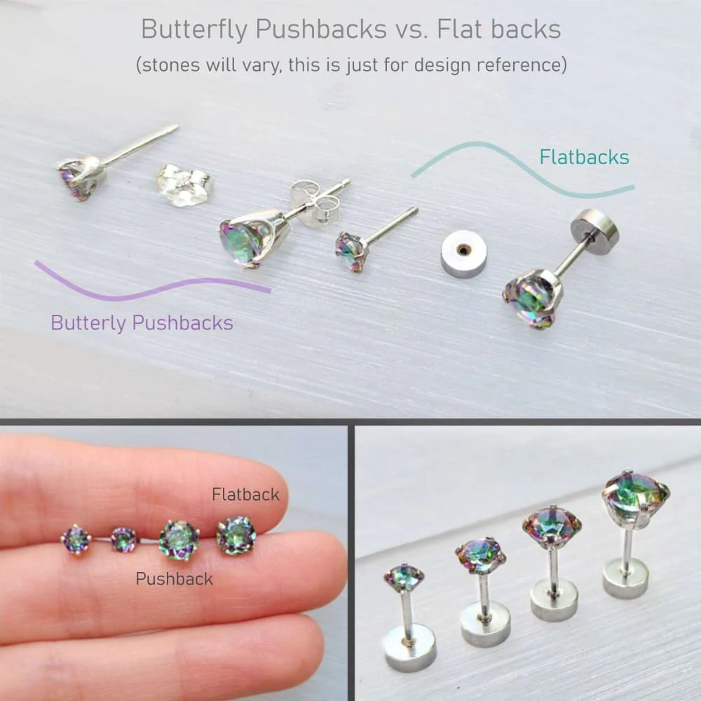 Brilliant Ruby Stud Earrings - Image 9
