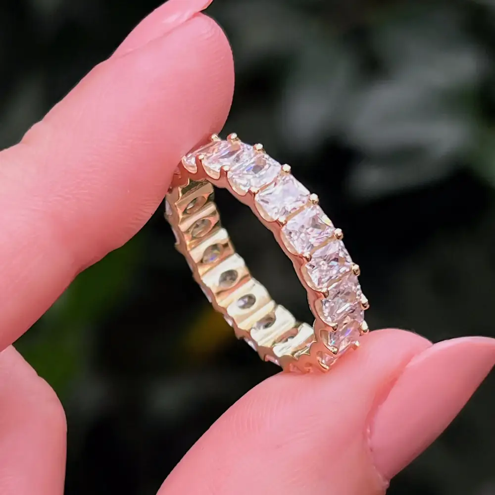 Moissanite Full Eternity Band - Image 4