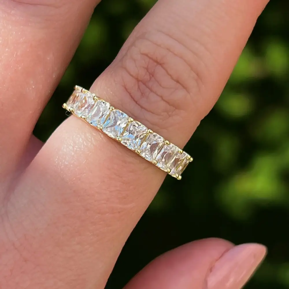 Moissanite Full Eternity Band - Image 9