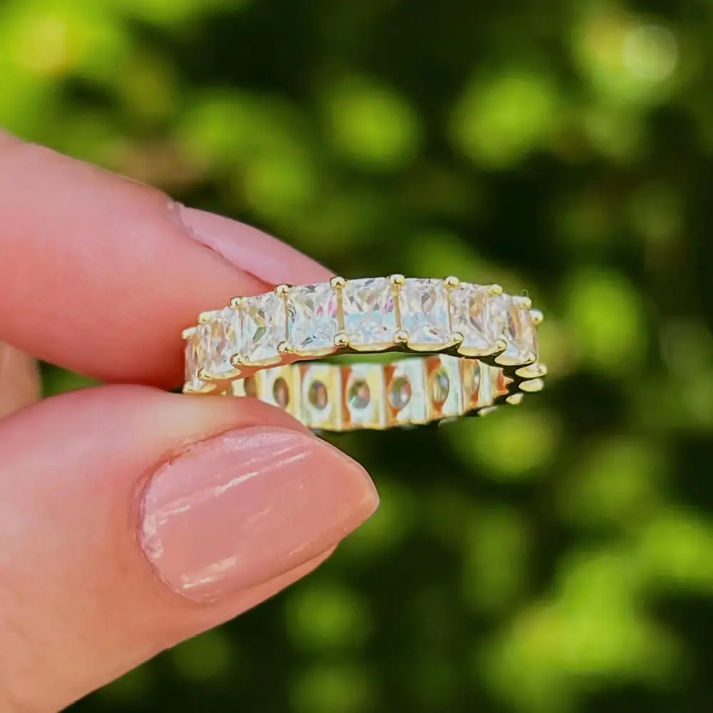 Moissanite Full Eternity Band - Image 6