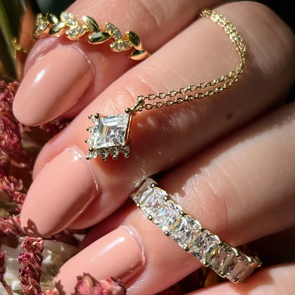 Moissanite Full Eternity Band - Image 8