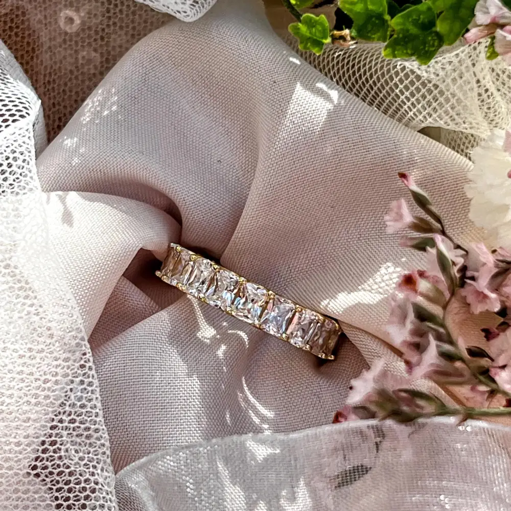 Moissanite Full Eternity Band - Image 5
