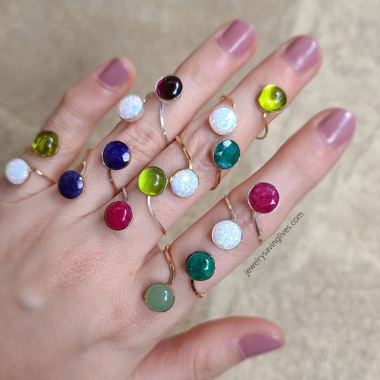 Custom - Pick Your Own Birthstone Ring - Image 8