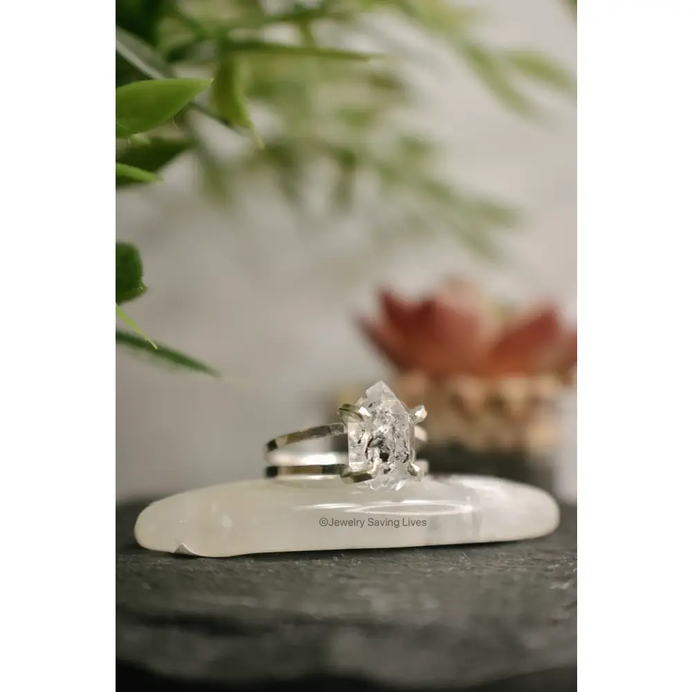 Herkimer Ring - Double Band - Image 5