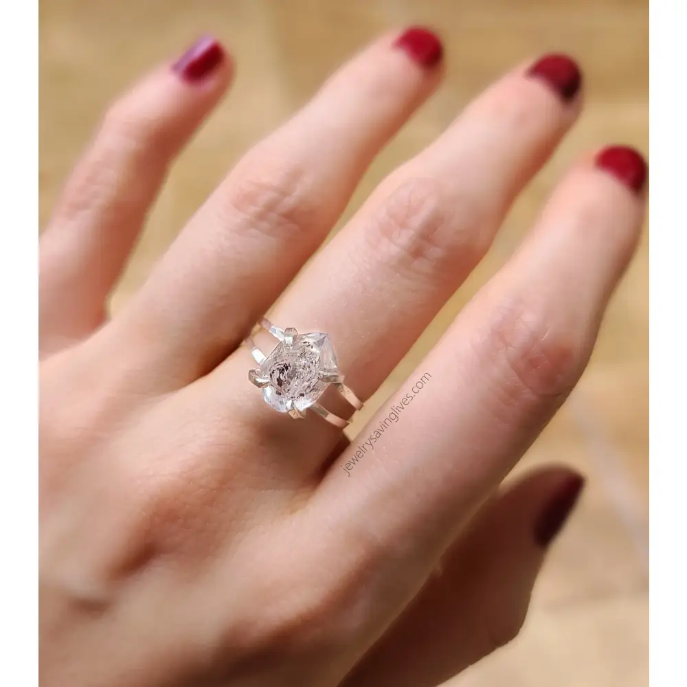 Herkimer Ring - Double Band - Image 7