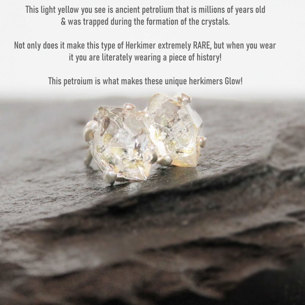 Glowing Herkimer Earrings - Image 6