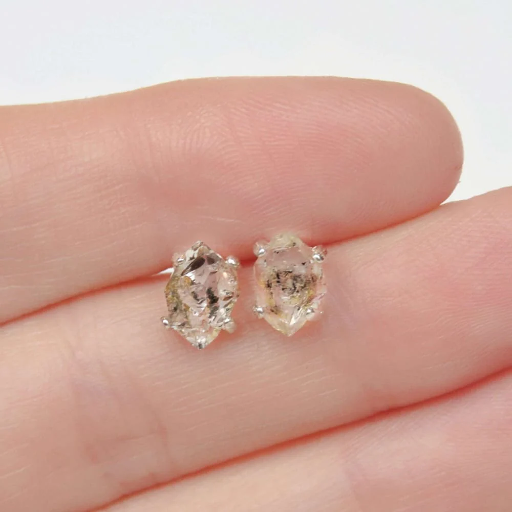 Glowing Herkimer Earrings - Image 8
