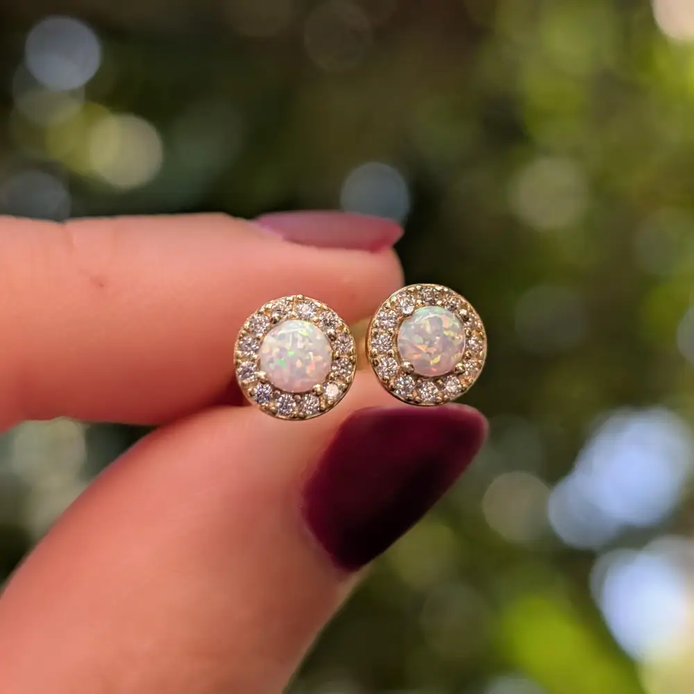 Halo Stud - Opal - Image 6