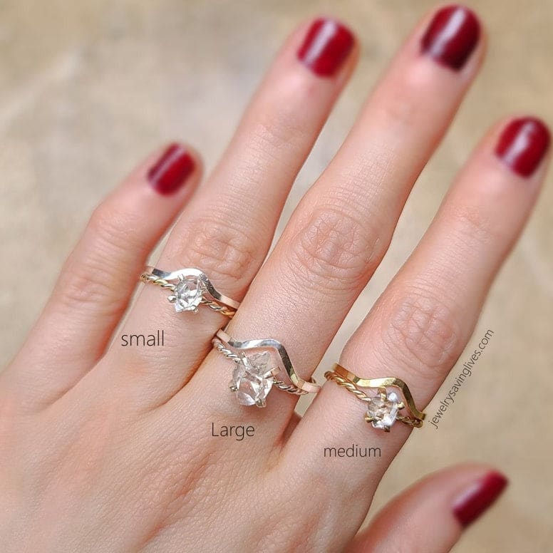 Herkimer Diamond and Accent Band Set - Image 5