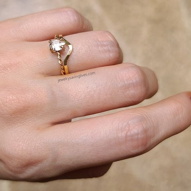 Herkimer Diamond and Accent Band Set - Image 6