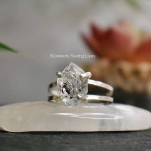 Herkimer Ring - Double Band - Image 4