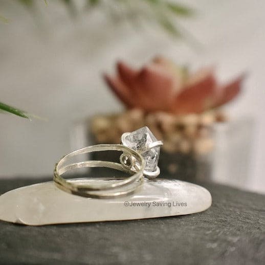 Herkimer Ring - Double Band - Image 6