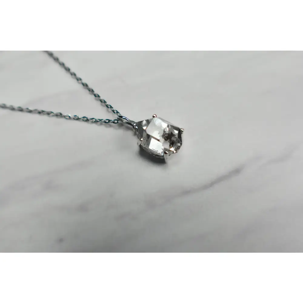 Herkimer Diamond Glowing Necklace - Image 4