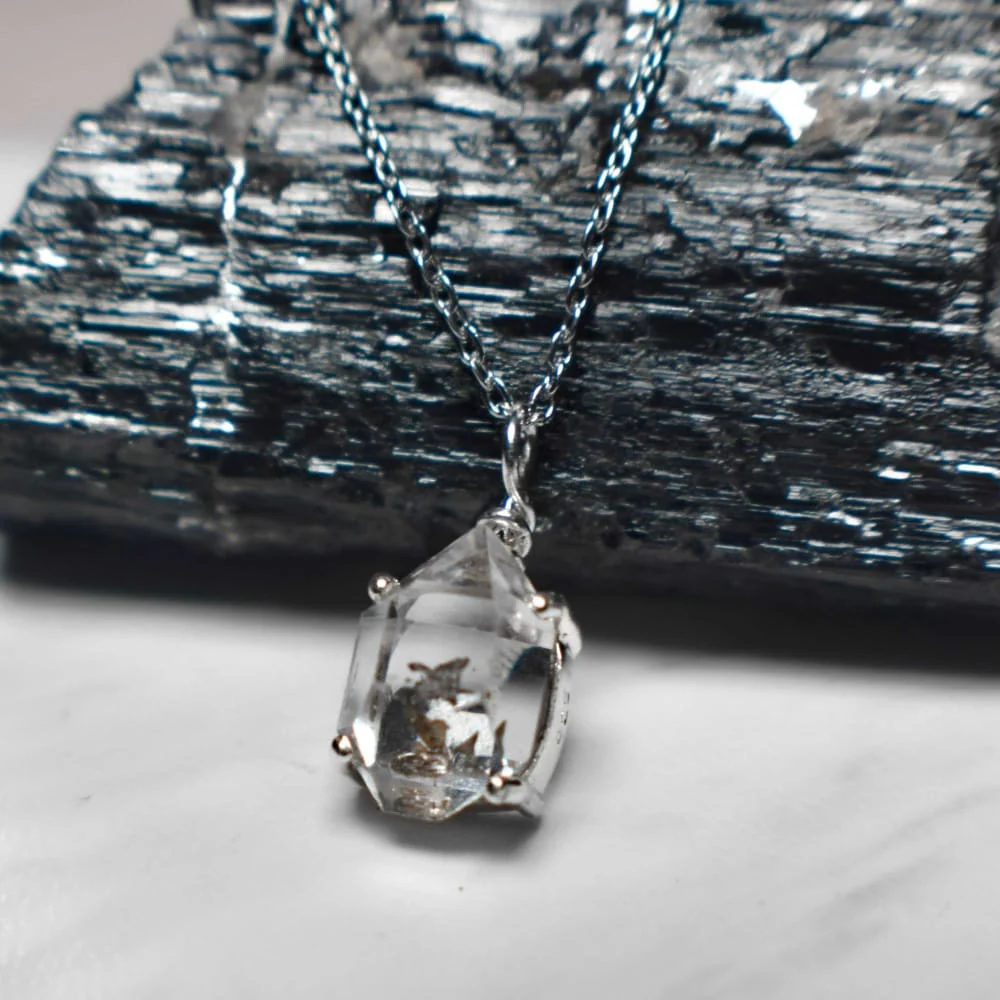 Herkimer Diamond Glowing Necklace - Image 5