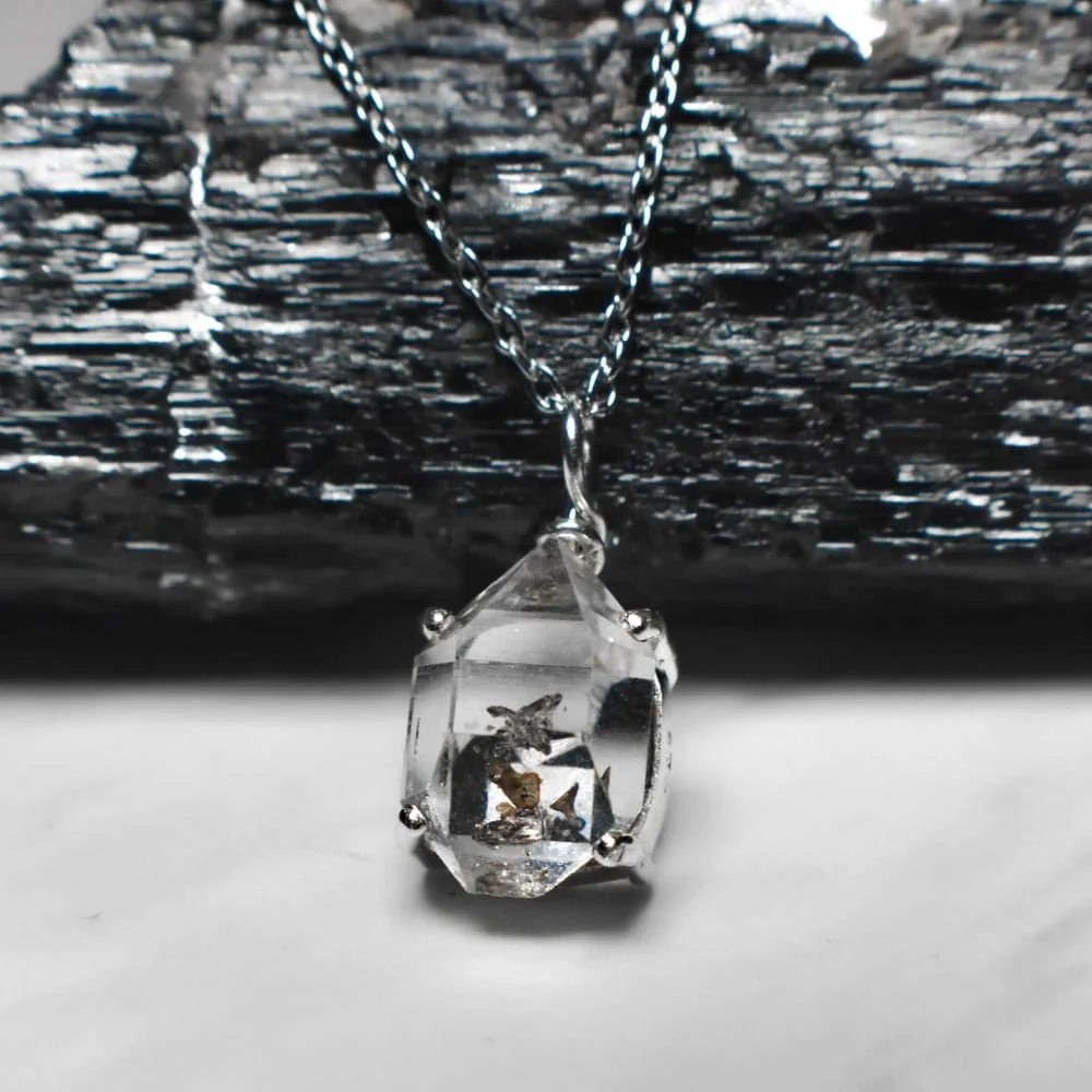 Herkimer Diamond Glowing Necklace - Image 6