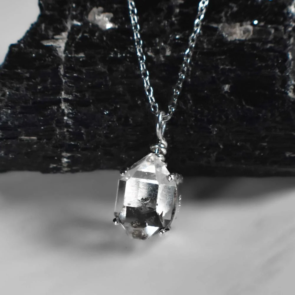 Herkimer Diamond Glowing Necklace - Image 9