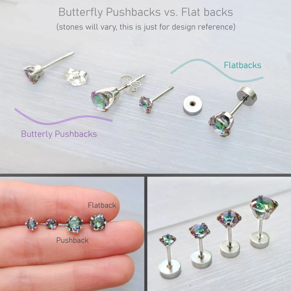 LS Tanzanite Stud Earrings - Image 10