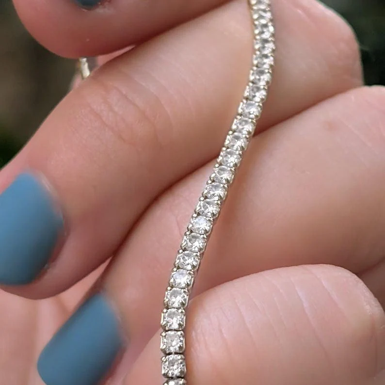 Moissanite Tennis Bracelet - Image 10