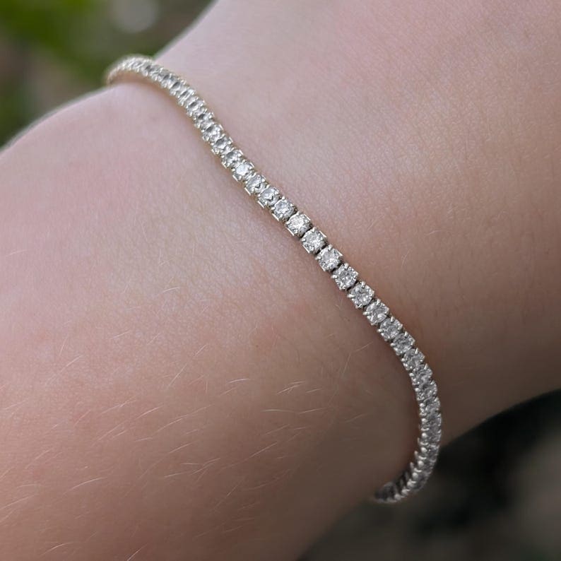 Moissanite Tennis Bracelet - Image 11