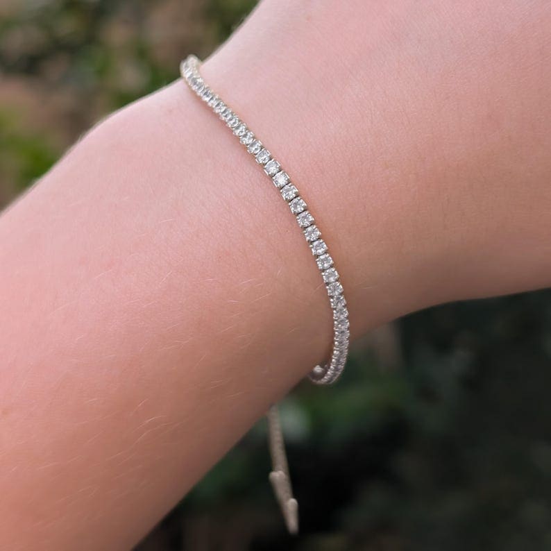 Moissanite Tennis Bracelet - Image 12