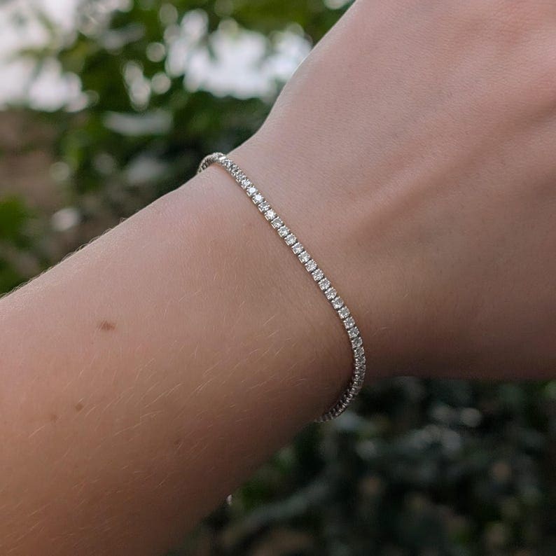 Moissanite Tennis Bracelet - Image 4
