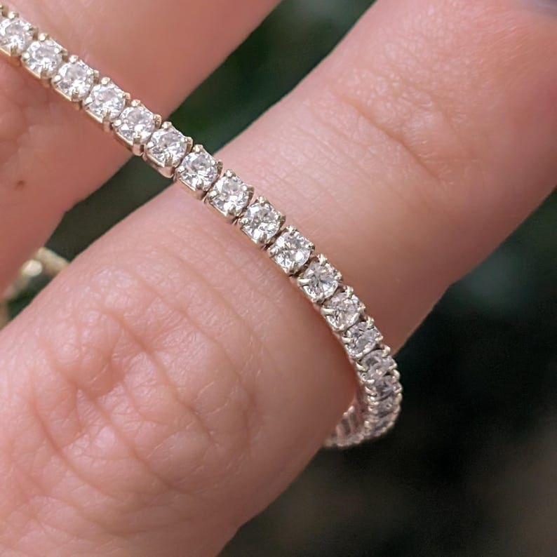 Moissanite Tennis Bracelet - Image 7