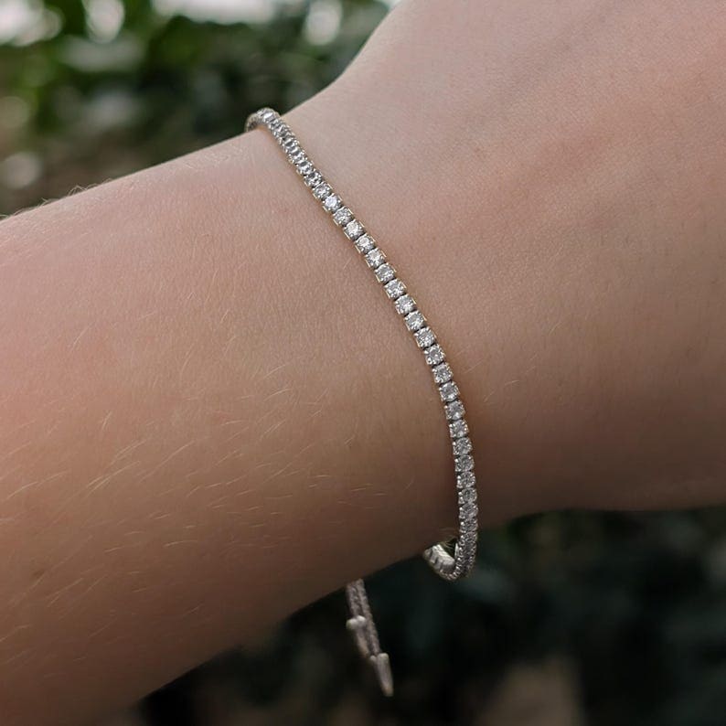 Moissanite Tennis Bracelet - Image 9