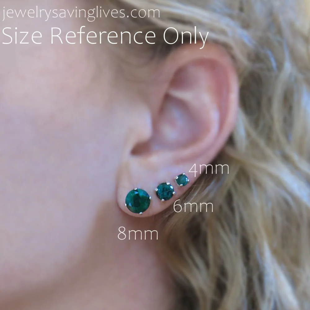 Moonstone Stud Earrings - Image 9