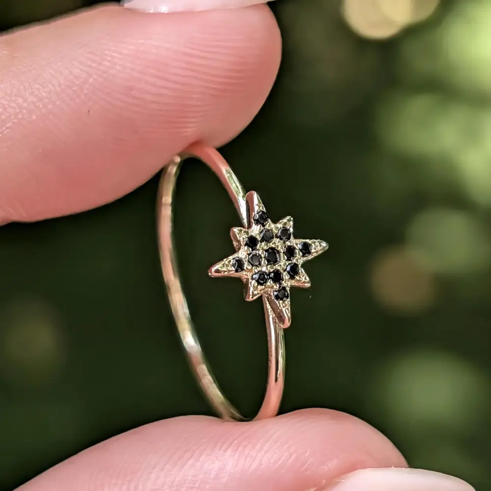 Onyx Star Ring - Image 4