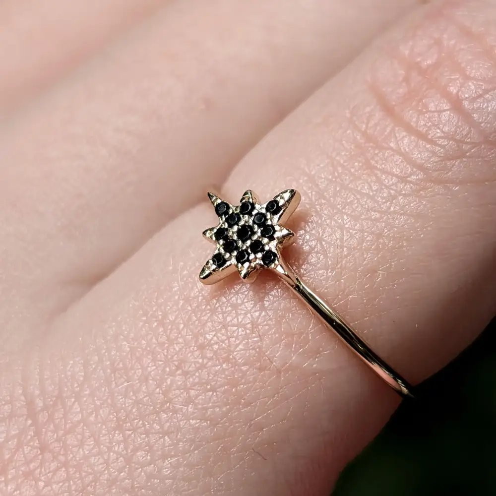Onyx Star Ring - Image 6