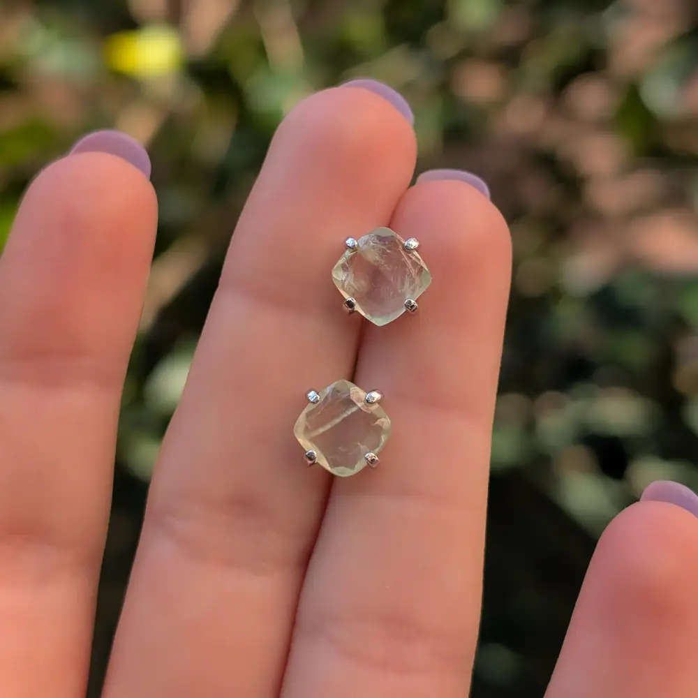 Prehnite Earrings - Image 13