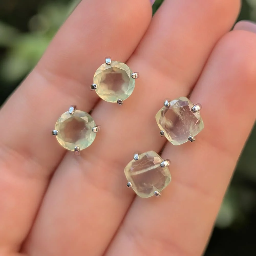 Prehnite Earrings - Image 9