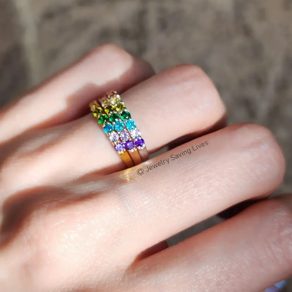 Pride Half Eternity Band - Image 9