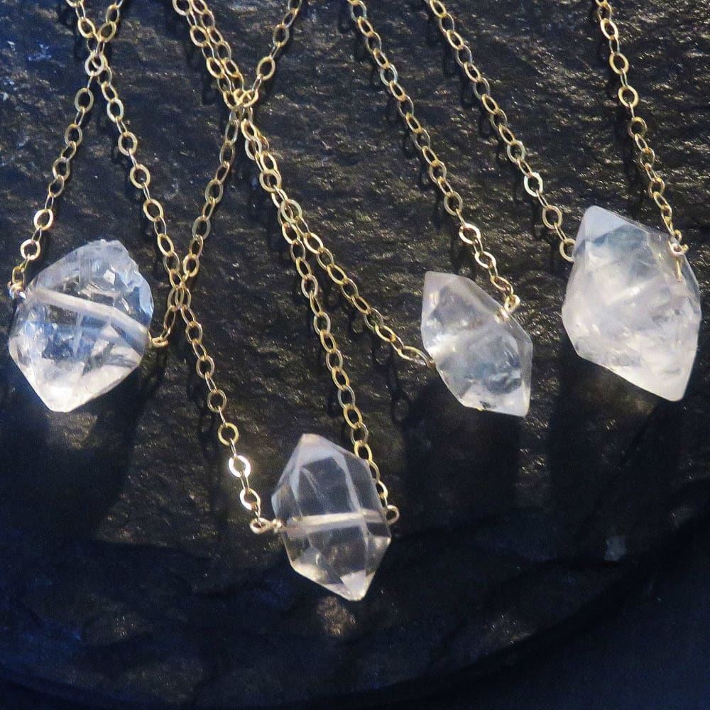 Herkimer Diamond Bar Necklace - Image 5