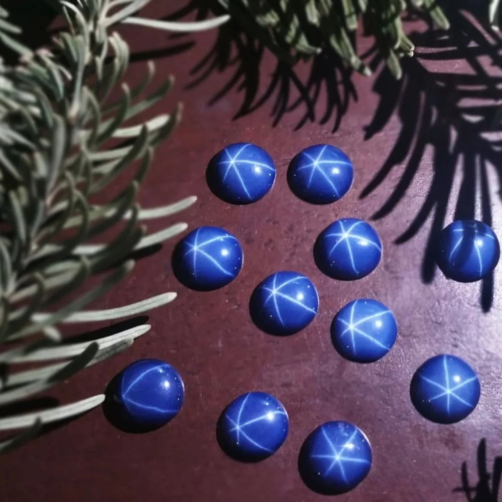 Round Star Sapphire Ring - Image 5