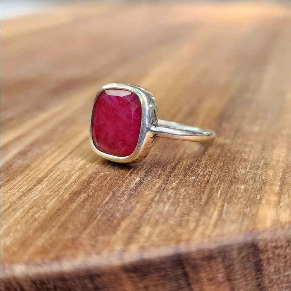 Ruby Bezel Ring - Image 7