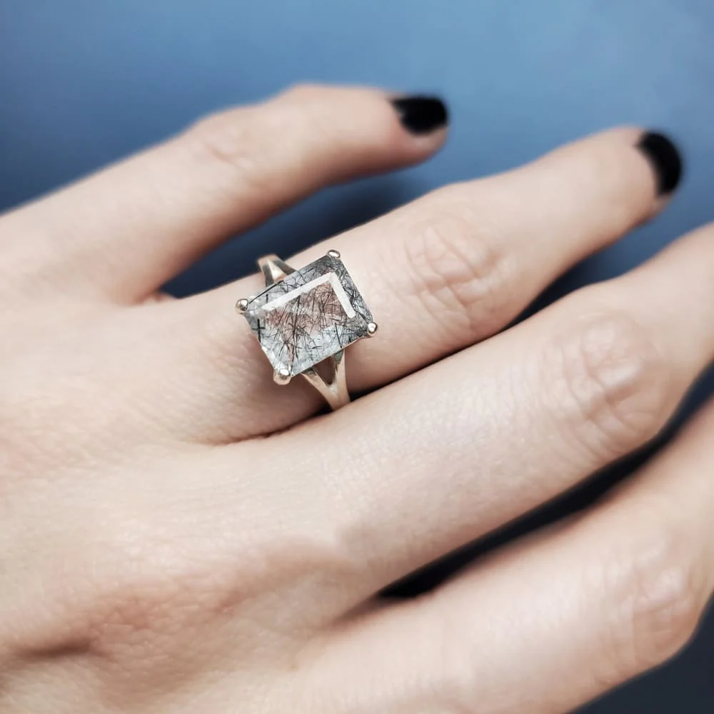 Rutilated Quartz Ring - Image 8