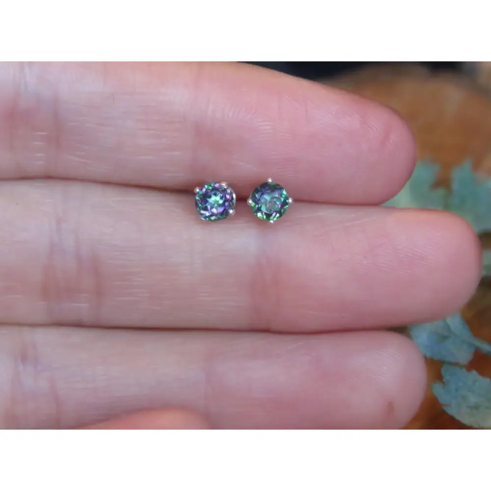 3mm Stud Earrings - Push or Flatback - Image 4
