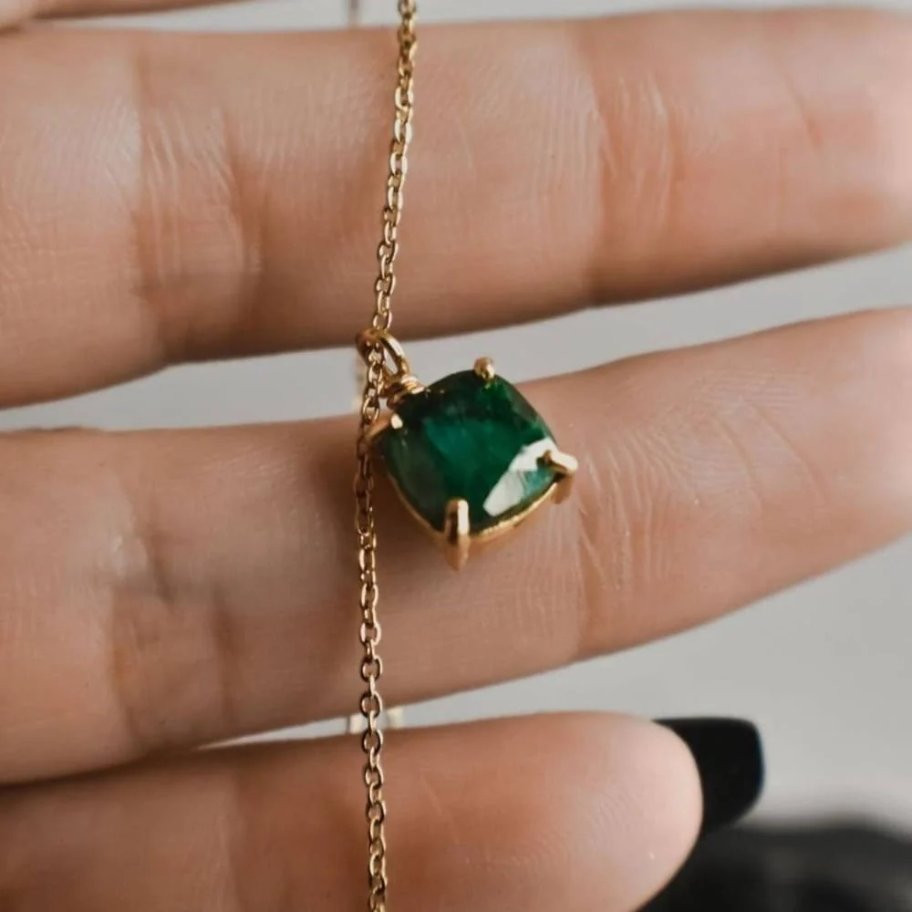 The Ashbourn - Natural Emerald Bracelet - Image 4