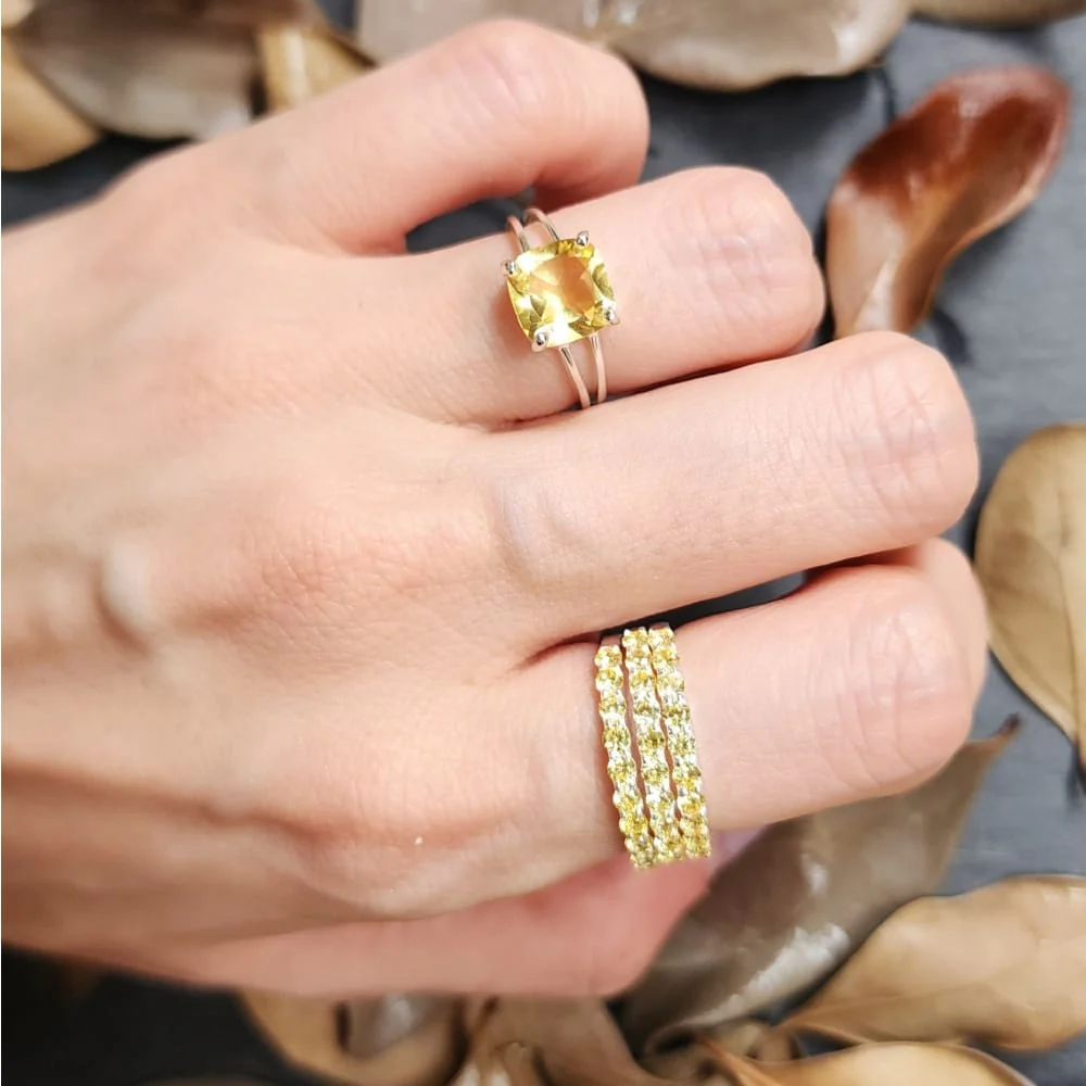 The Asher - Lab Brilliant Citrine - Image 4
