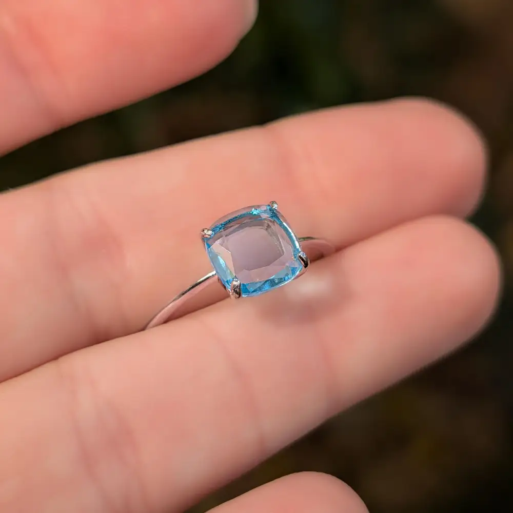 The Asher - Natural Blue Topaz - Image 8