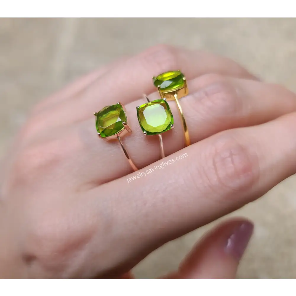 The Asher - Natural Peridot - Image 5