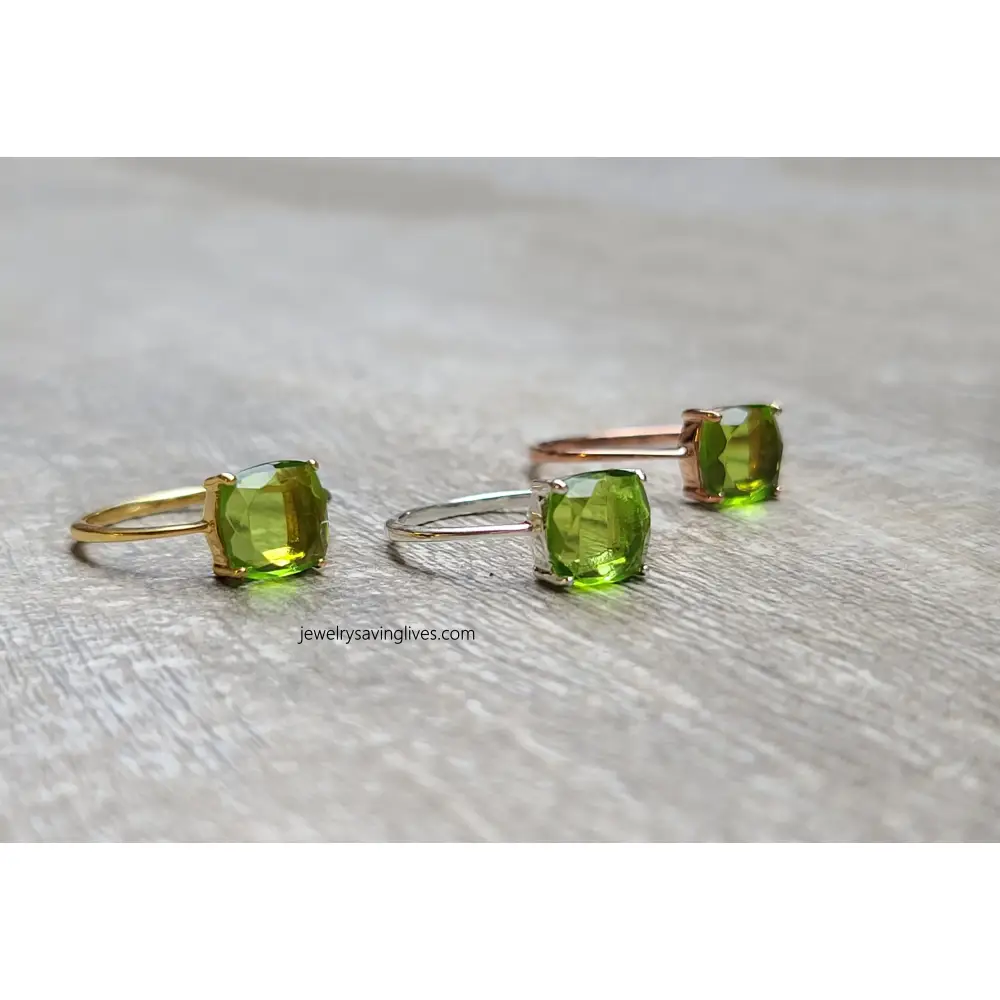 The Asher - Natural Peridot - Image 8
