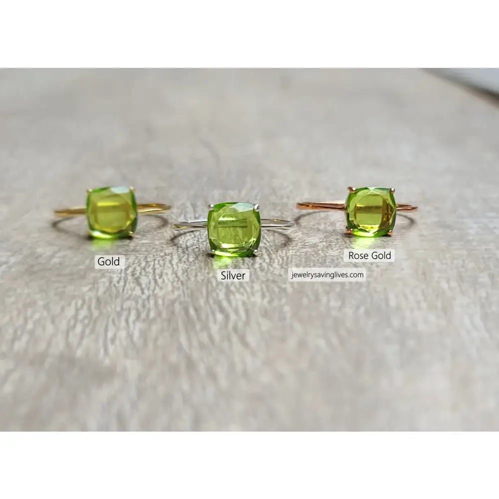 The Asher - Natural Peridot - Image 9