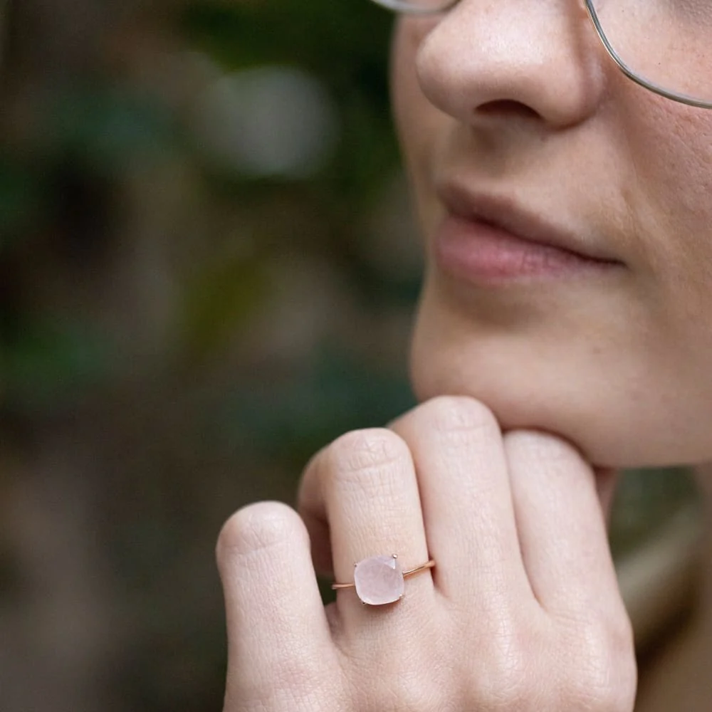 The Asher - Natural Rose Quartz - Image 4