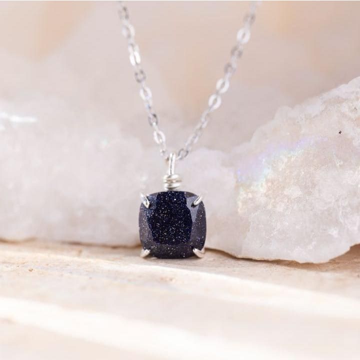 The Ashlynn - Blue Sandstone Necklace - Image 4